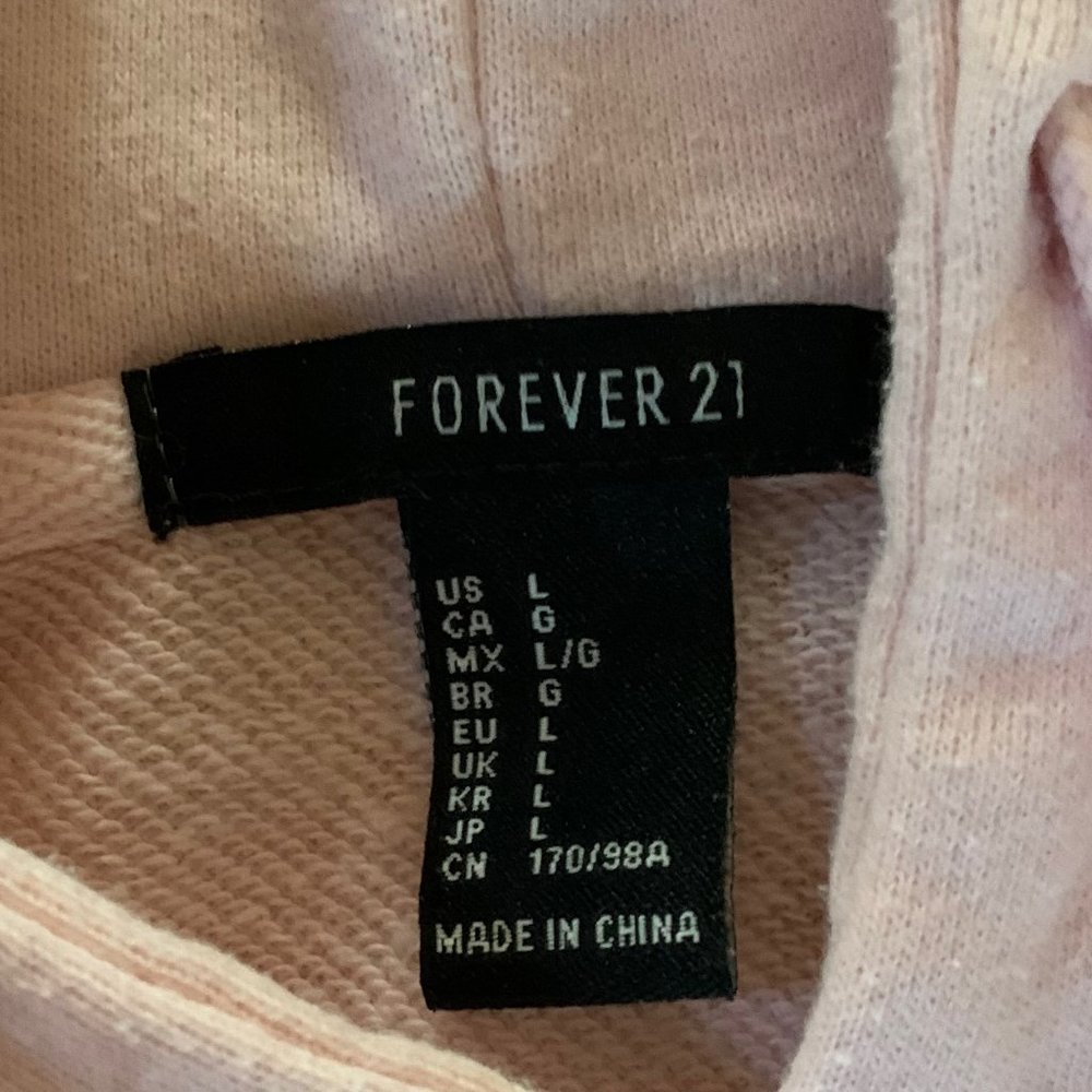 Pink Cropped Sweatshirt - Picture 3 of 5